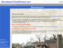 Tablet Screenshot of blixembosch.ronaldsnoeck.com